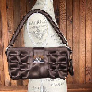 Harvey's Seatbelt Handbag - Brown Ruffles